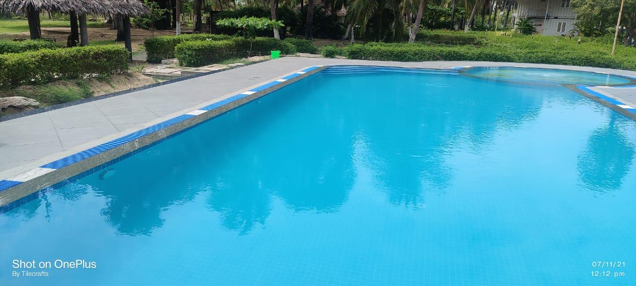 Swimming pool cladding